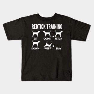 American Coonhound Training Redtick Tricks Kids T-Shirt